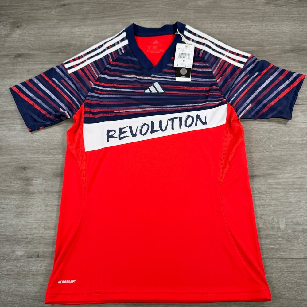 Adidas New England Revolution 2025 Third Jersey Red Men's Size Small JI7377 READ